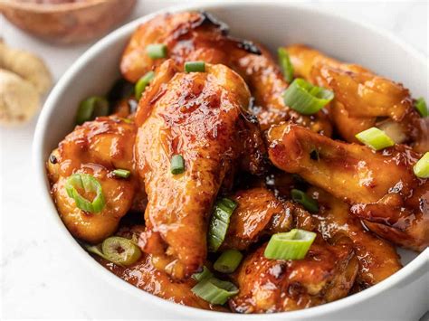sticky ginger chicken wings budget bytes