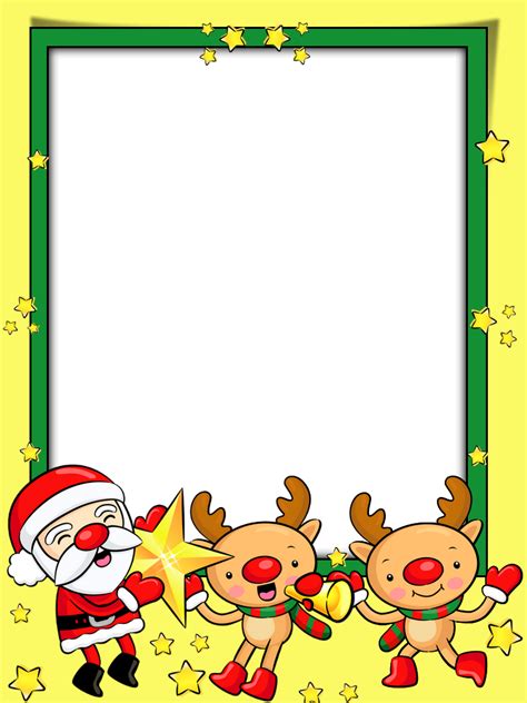 Christmas frame PNG | Preschool christmas, Christmas arts and crafts, Christmas scenes