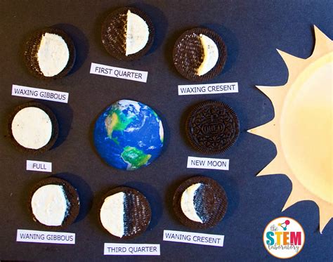 What A Fun Way To Teach Kids About Moon Phases Make Oreo Moon Phases