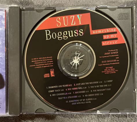 Something Up My Sleeve By Suzy Bogguss Cd Sep Liberty Usa