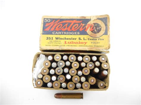 Western 351 Win Sl Ammo Switzers Auction And Appraisal Service