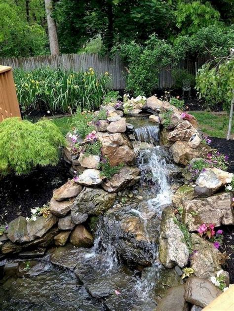 Using the pool waterfall ideas enables the home owners and users to get new plans. 14 DIY Backyard Waterfall Ideas To Beautify Your Home Garden | Backyard, Backyard water feature ...