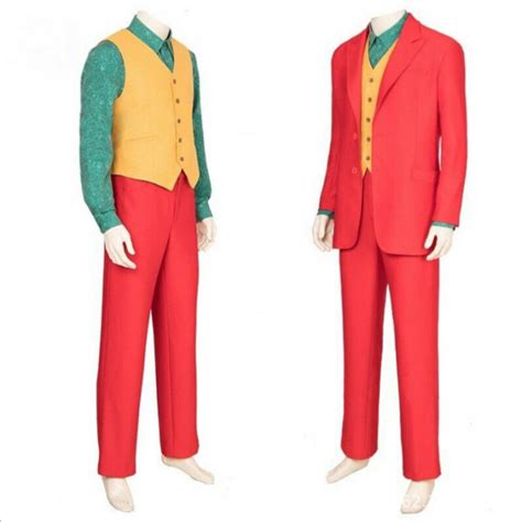Joker Red Suit Costume Costume Party World