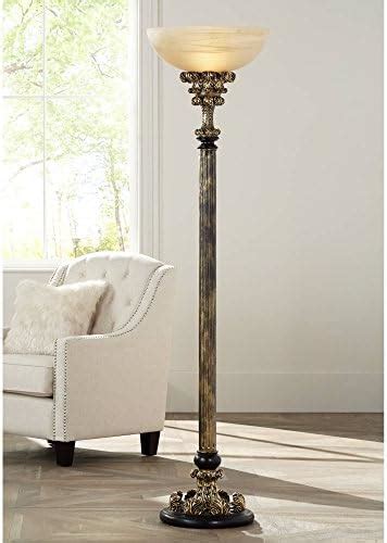 Florencio Traditional Torchiere Lamp Floor Standing Decor 72 Tall