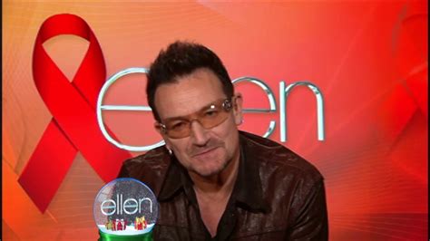 Bono On Ellen Envoy For Global Aids Awareness 2011 Youtube