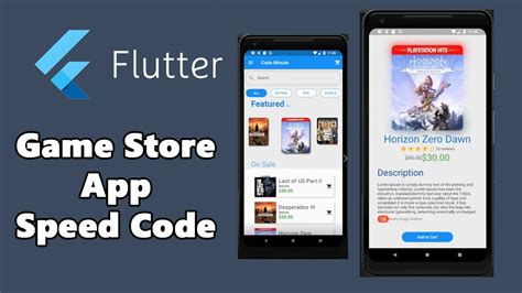 Flutter Game Store Speed Code Youtube
