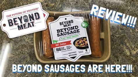 Beyond Meat Beyond Sausage Taste Test And Recipe Youtube