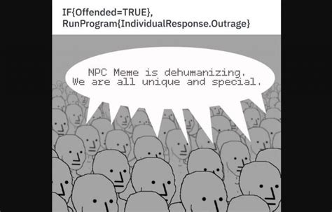 Npc Memes And The Politics Of Solipsism 3 Quarks Daily