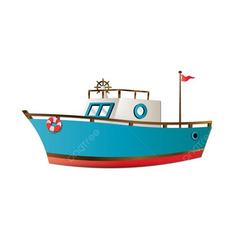 سفينة صياد قارب Kapal Kecil Penangkap Ikan Png Vektor خلفية شفافة صياد