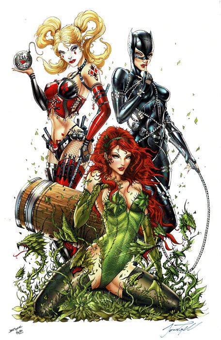 Catwoman Harley Quinn And Poison Ivy The Gotham City Sirens Jamie