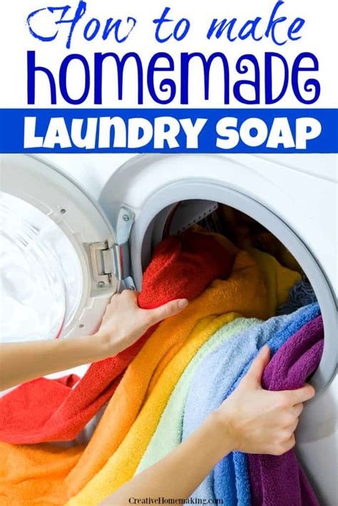 How To Make Homemade Laundry Soap Creative Homemaking