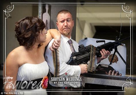 Americans Proudly Brandish Guns During Marriage Ceremonies Daily Mail Online