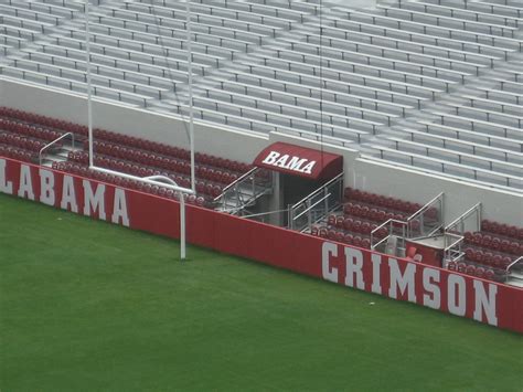 Bryant Denny Stadium Seats With Backs