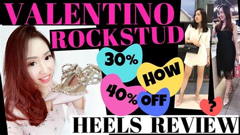 Valentino Rockstud Heels Review 30 40 OFF HOW YouTube