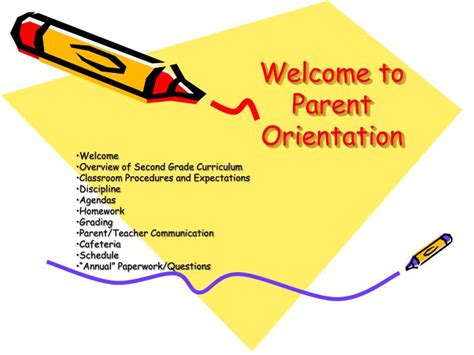 Ppt Welcome To Parent Orientation Powerpoint Presentation Id6072473