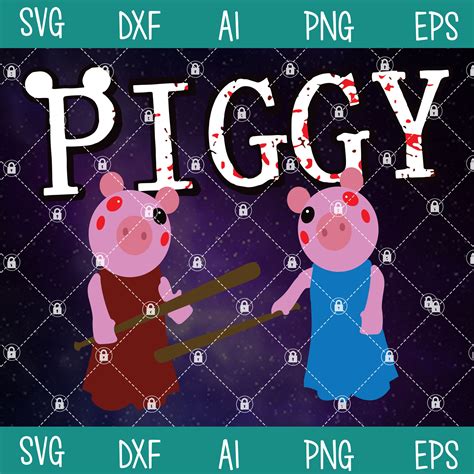 Piggy Roblox, Roblox Game, Roblox Characters,Piggy Bosses Svg, Piggy Roblox SVG, Piggy SVG, SVG ...