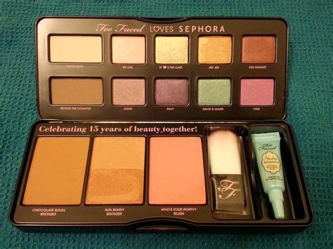 Aquatic Allure Too Faced Loves Sephora 15 Years Of Beauty Palette