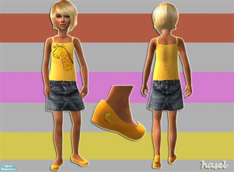 The Sims Resource Kids Outfits A Set 10 Yellow