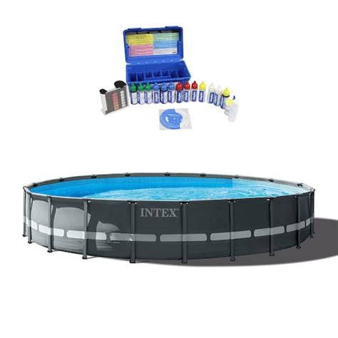 Intex 20 Ft X 48 In Round Ultra Xtr Frame Pool Set With Taylor