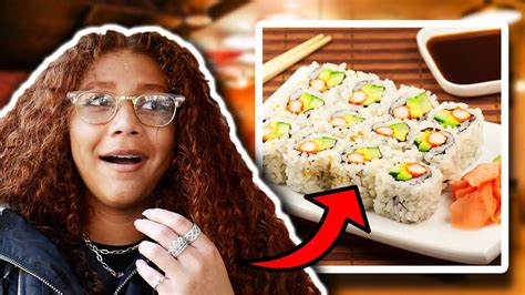 Trying Sushi For The First Time Youtube