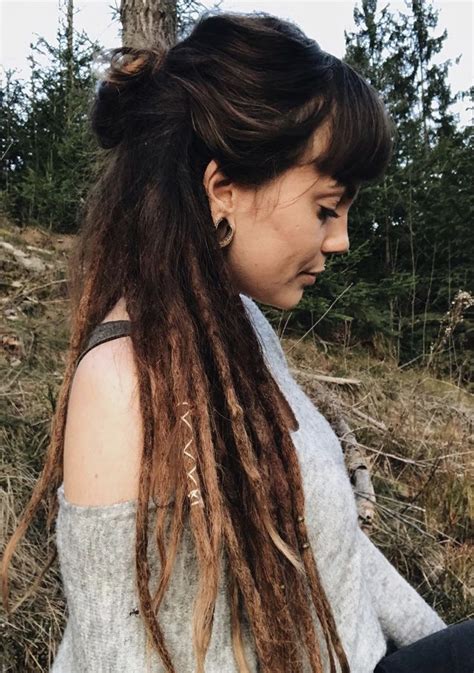 Hippie Dreads Dreadlocks Girl Hippie Hair Long Curly Hair Curly