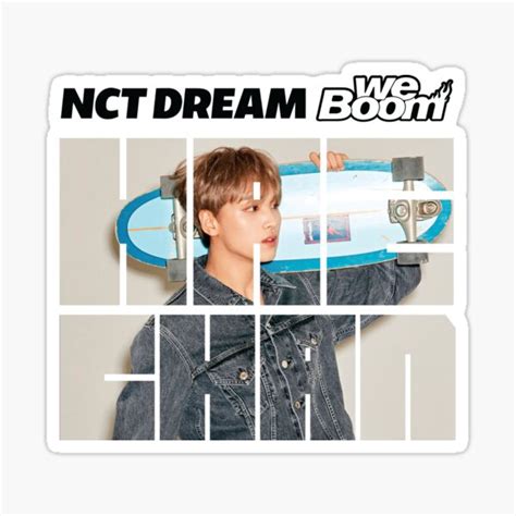 Nct Dream Haechan We Boom Sticker For Sale By Nurfzr Redbubble