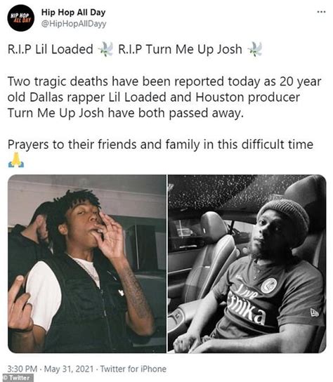 Forgive Me Final Instagram Post Of Rapper Lil Loaded 20 Before He