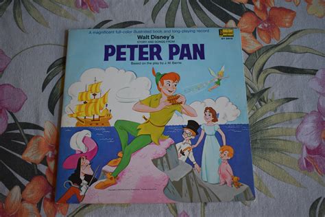 Walt Disneys Story And Songs From Peter Pan Vintage 1969 St 3910