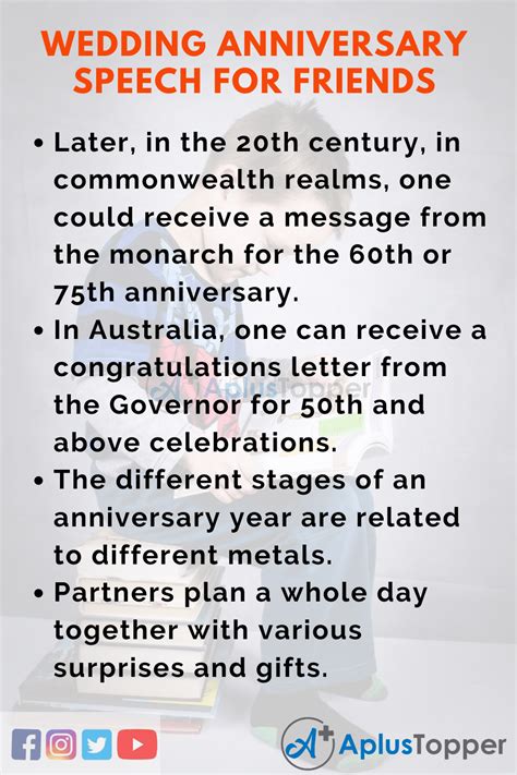 Wedding Anniversary Speech For Friends In English For