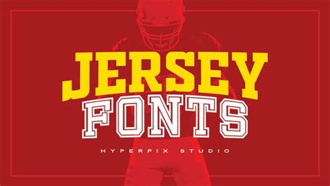 Best Free And Premium Jersey Fonts Jersey Font Old School Fonts