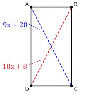 If each quadrilateral below is a square find the missing measures vu. Rectangles, Rhombuses, and Squares | Wyzant Resources