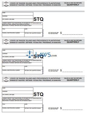 Take a look at our state tax forms page. Form Sales and Use Tax Return Quarterly - LAWS.com