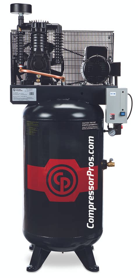 Chicago Pneumatic Rcp 381vs 5 Hp 1 Phase 80 Gallon Air Compressor