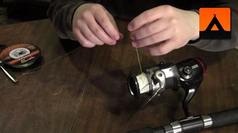 How To Spool Braided Line On A Spinning Reel YouTube