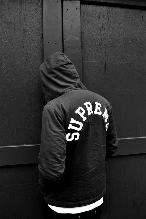 Street Wear Creative Fashion Photography Black Hoodie