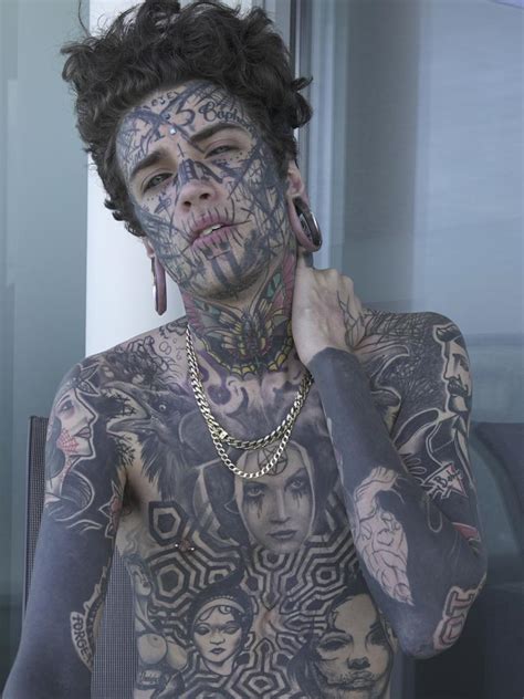 Body Modification Ethan Bramble Aussie The ‘world’s Most Modified Youth’ The Courier Mail