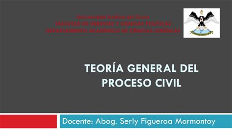 Ppt Teoría General Del Proceso Civil Powerpoint Presentation Free