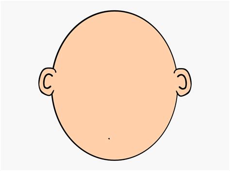 Blank Face Clipart Cartoon Blank Head Png Free Transparent Clipart