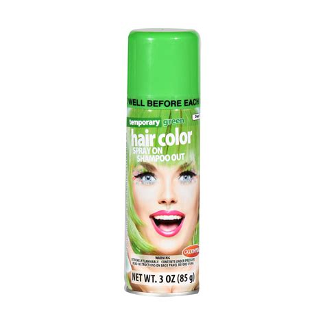 Halloween Temporary Hair Color Spray Green