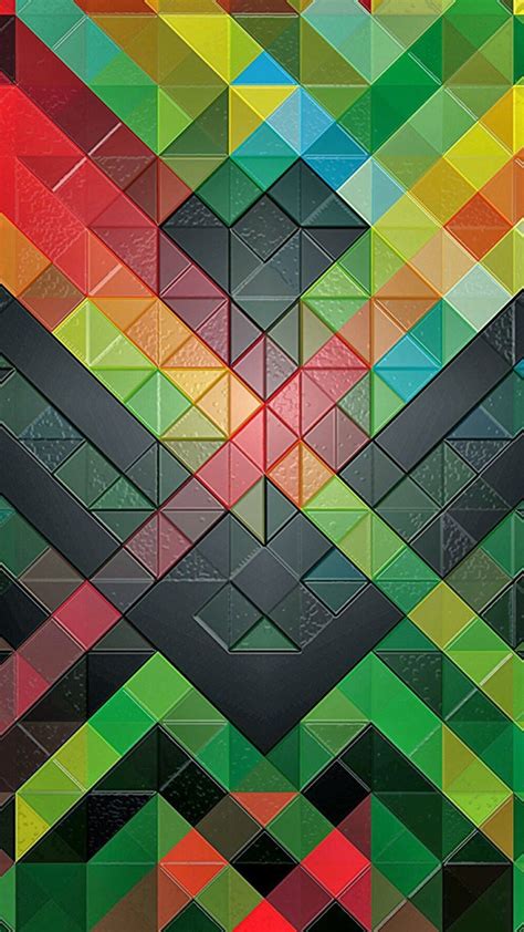 Triangles Pattern Background Abstract Wallpaper Hd Wallpaper Iphone