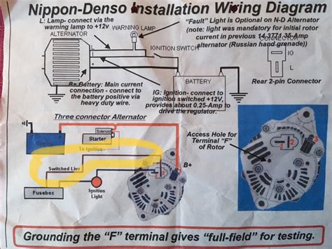 Nippondenso Alternator Wiring Schematic - Wiring Diagram