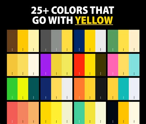 25 Best Colors That Go With Yellow Color Palettes Creativebooster
