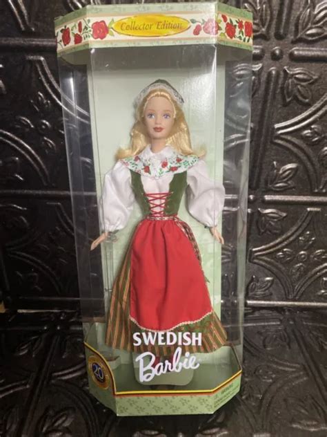 swedish barbie 1999 dolls of the world 24672 unopened original box mattel 37 00 picclick
