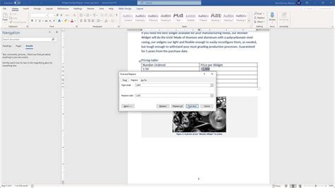Find And Replace Text In Word Instructions And Video Lesson