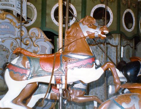 1890s Looff Carousel Horses Salisbury Beach Ma 1977033