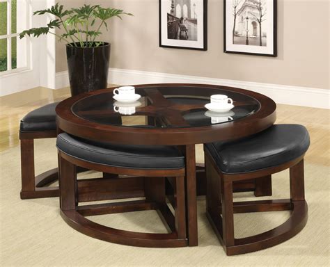 Enjoy a conversation with friends over a cup of coffee on the. Furniture of America Dark Walnut Drea Coffee Table with ...