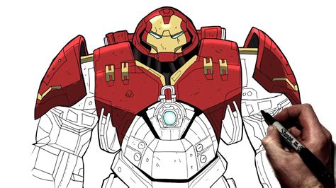 Share 80 Iron Man Hulkbuster Sketch Best Vn