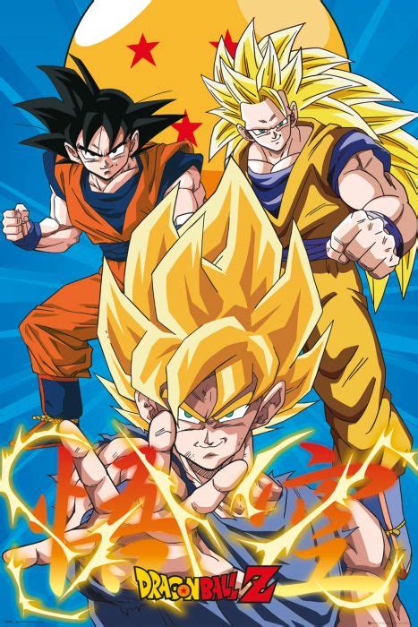 Dragon ball z goku vs majin vegeta full fight. Poster Dragon Ball Z - Goku Posters.eu