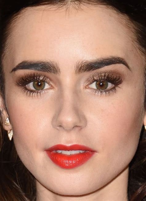 Close Up Of Lily Collins At The 2016 Governors Awards Makeup Inspo