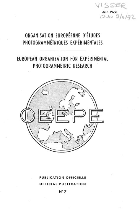 Official Publication No 7 1972 Eurosdr